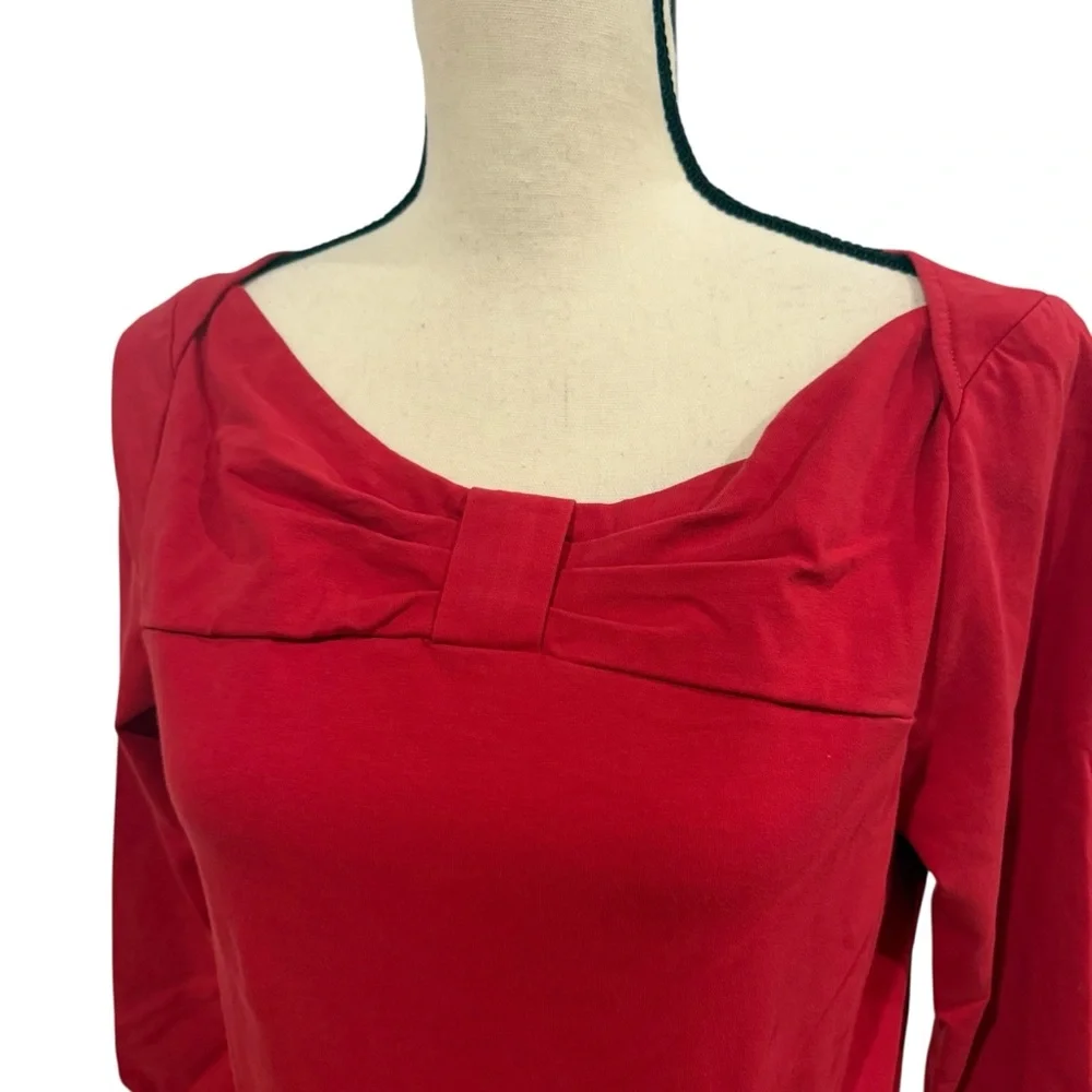 Kate Spade Red Bow Top Size Medium